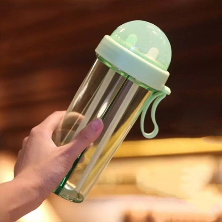 Creative Simple Dual Straw Bottle